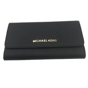 COPY - Michael Kors Saffiano tri fold wallet